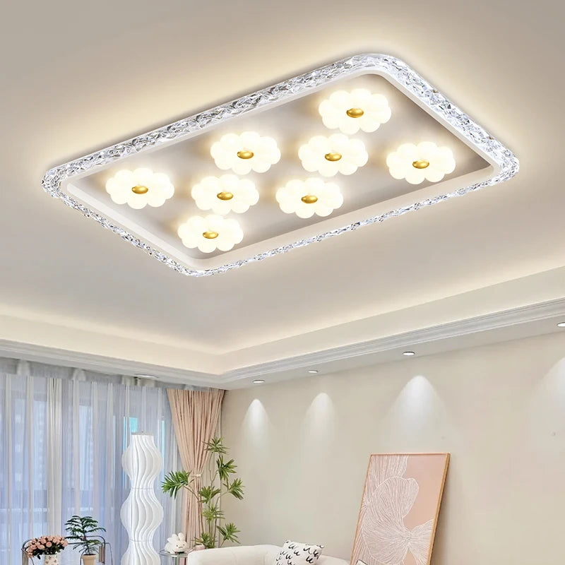 Modern crystal LED ceiling light for interior decoration