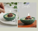 aromatherapy scented candle imitation avocado in soy wax