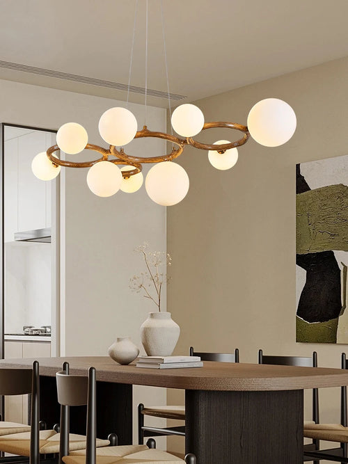 Wabi sabi pendant chandelier for stylish interior decoration - vue 2 sur 9
