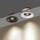 Recessed LED spotlight with COB technology and adjustable brightness