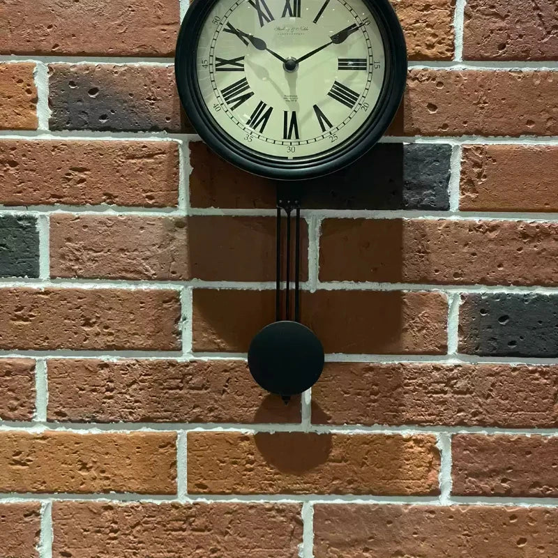 Elegant Nordic-style silent digital wall clock - vue 5 sur 7