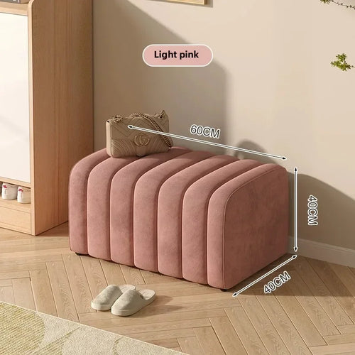 modern design shoe bench with soft and comfortable footrest - vue 24 sur 26