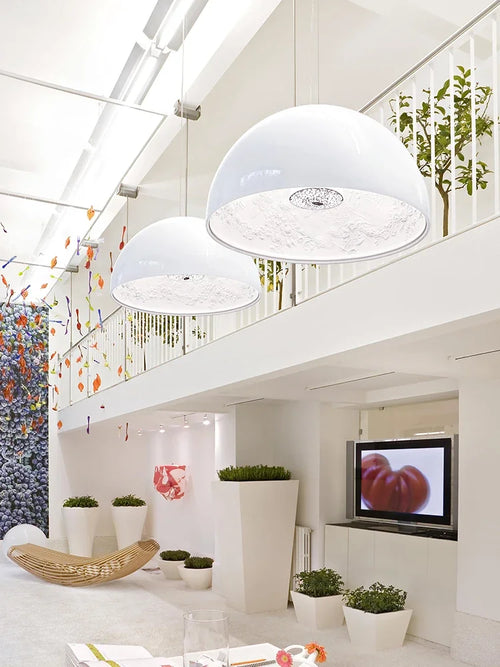 Replica skygarden chandelier in resin with romantic relief art - vue 4 sur 11