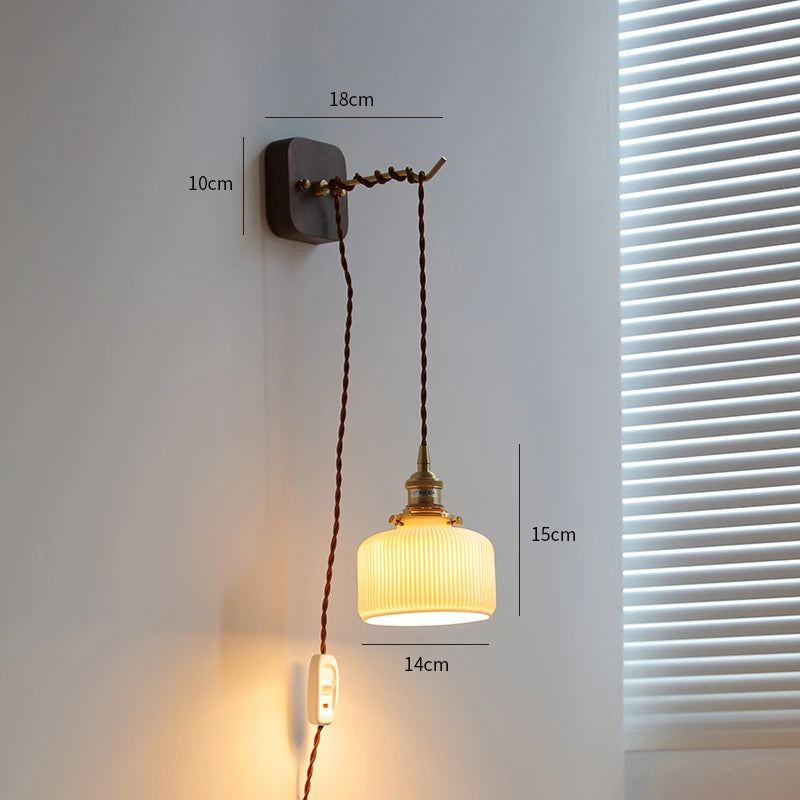 Japanese style LED wall light IWHD - vue 8 sur 23