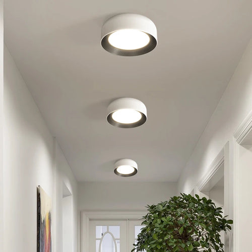 Retro full spectrum eye protection ceiling lights bauhaus chrome - vue 4 sur 8