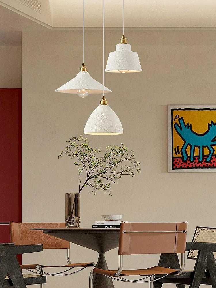Handcrafted wabi-sabi pendant light for modern Japanese ambience