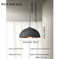 Japanese wabi sabi chandelier for modern Nordic decor