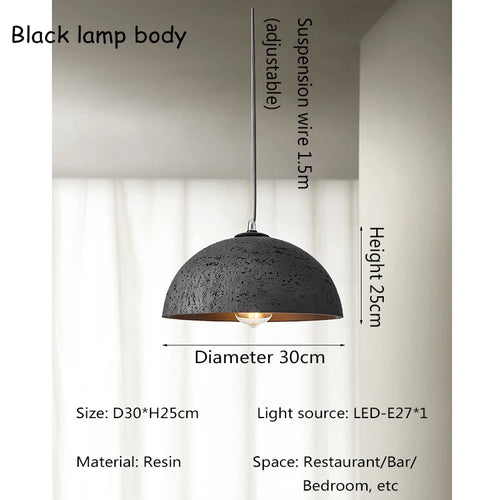 Japanese wabi sabi chandelier for modern Nordic decor