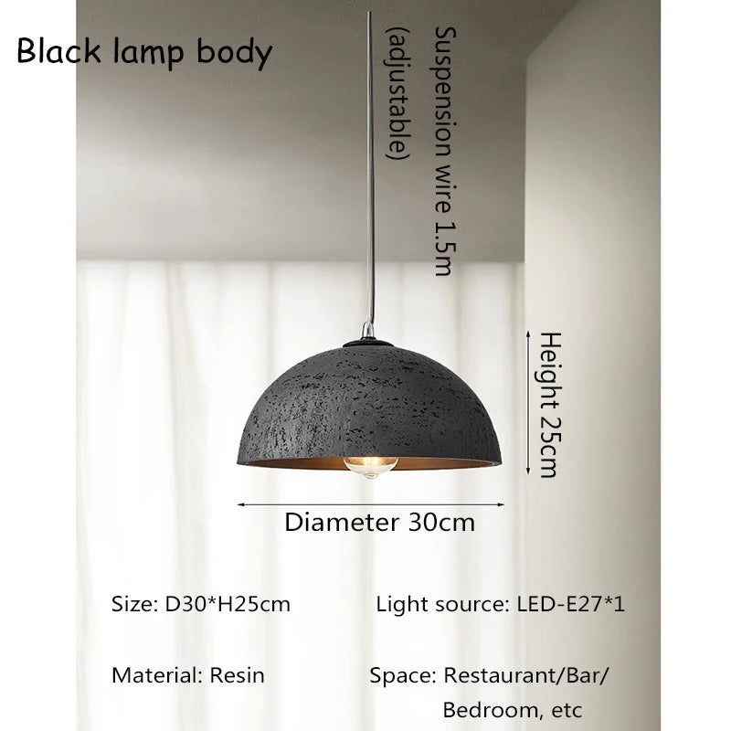Japanese wabi sabi chandelier for modern Nordic decor