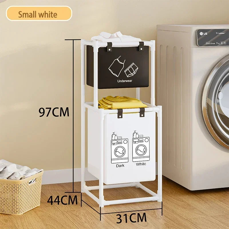 Laundry Baskets Folding laundry basket, dirty clothes storage bag, large capacity clothes basket for bathroom use - vue 10 sur 12