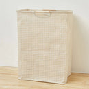 foldable storage basket for dirty laundry with handle