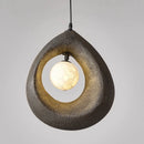 Minimalist nordic wabi sabi LED pendant light for interior decor