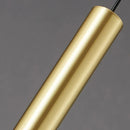 Minimalist brass pendant light for hotel