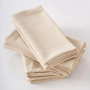 Set of vintage style washed cotton napkins