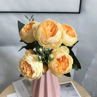 Artificial peony bouquet for wedding and home decoration