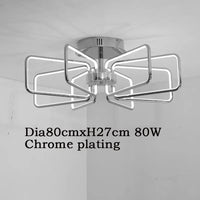 Modern aluminium ceiling light for elegant and simple lighting