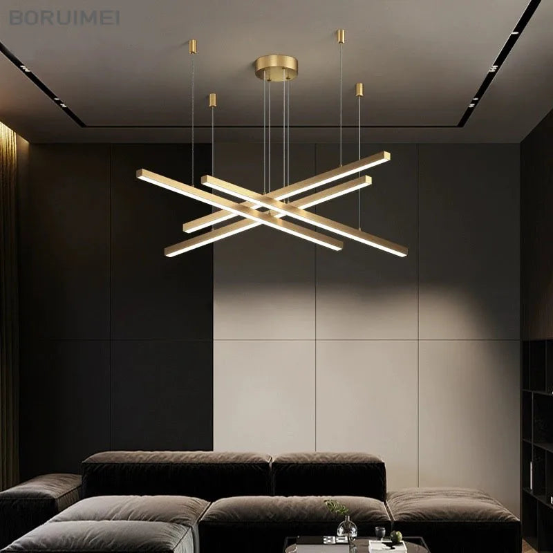 Modern creative pendant light with interchangeable design for interior decor - vue 9 sur 9