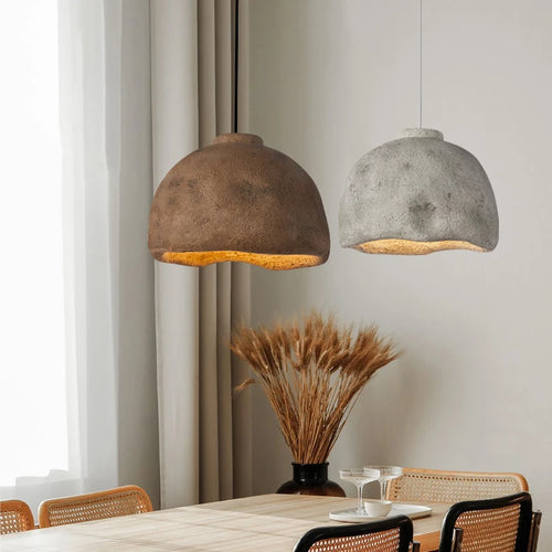 Nordic wabi-sabi pendant light for restaurants, bars and interior decor - vue 4 sur 12