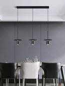 Modern black iron chandelier for elegant interior decor