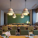 Handwoven nordic rattan pendant light