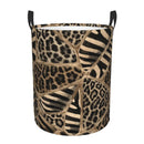 leopard print laundry basket large foldable clothes storage