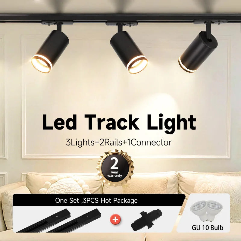 Decorative LED spotlight for indoor shop track lighting