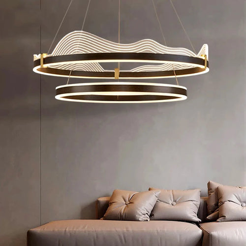 Modern pendant light for stylish interior lighting - vue 2 sur 17