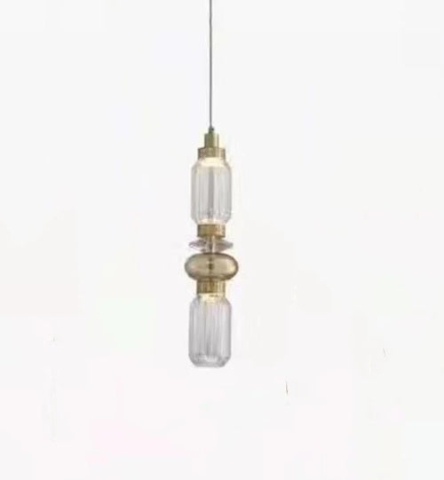 Italian designer glass pendant light for elegant interiors - vue 10 sur 12