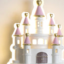 Romantic castle wall light for modern children's bedroom