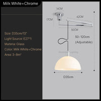 Nordic minimalist pendant light for elegant interior decor
