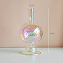 Nordic glass candle holder for weddings and flowers