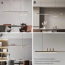 Modern minimalist nordic chandelier for interior decor