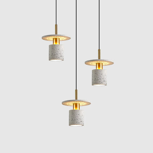 Creative terrazzo chandelier for restaurant hotel minimalist commercial - vue 6 sur 9