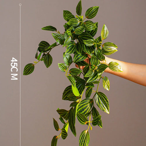 Artificial hanging rattan plants for indoor decoration - vue 12 sur 12