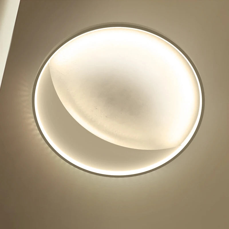Modern LED ceiling light with remote control for stylish indoor lighting
