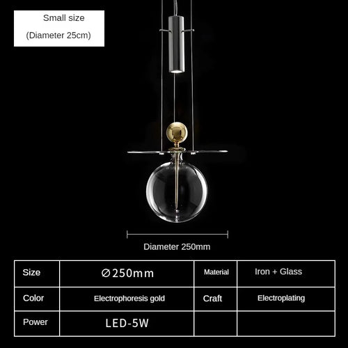 Postmodern glass chandelier for interior decoration - vue 9 sur 8