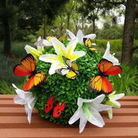 Artificial boxwood decorative ball for garden, wedding and balcony