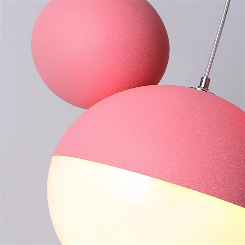 suspension mickey lampe moderne créative pour enfant - vue 6 sur 8