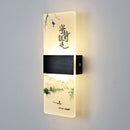 Japanese acrylic wall light for modern decor
