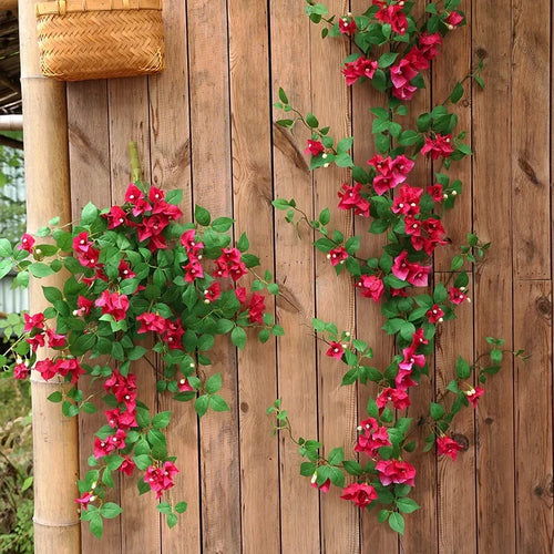 Hanging silk plum triangle decoration - vue 3 sur 6