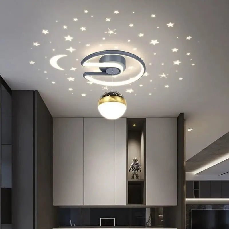 Star LED ball pendant light for indoor and outdoor decoration