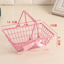 mini iron basket for storing jewelry and cosmetics