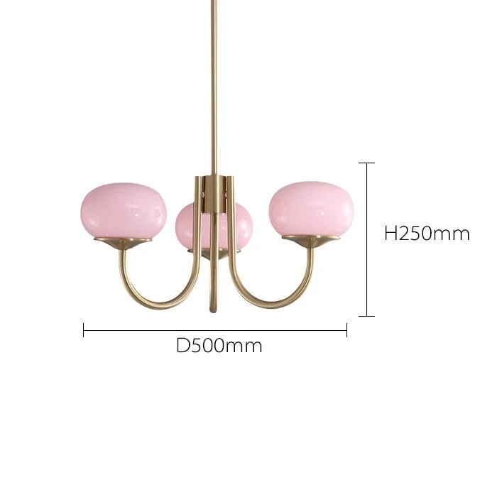 Nordic simple gold designer chandelier - vue 7 sur 11