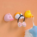 Fun animal adhesive toothbrush holder for children