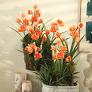 Artificial cymbidium flowers for wedding and event decoration