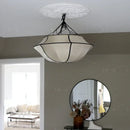 Nordic retro fabric chandelier for indoor decoration