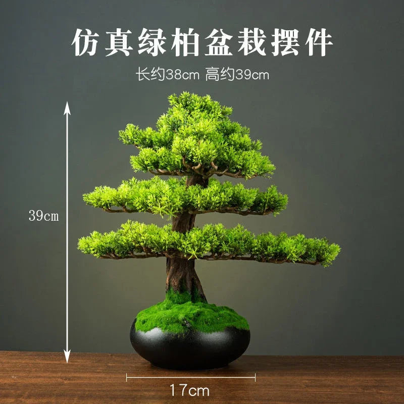Chinese style artificial bonsai tree for indoor and outdoor decor - vue 10 sur 22