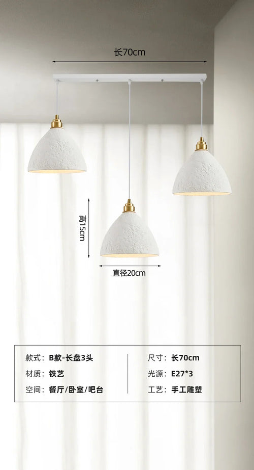 Handcrafted wabi-sabi pendant light for modern Japanese ambience - vue 11 sur 16