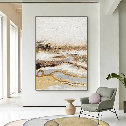 customizable hand-painted abstract wall painting