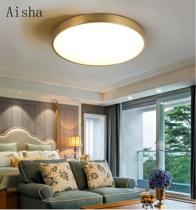Ultra-thin LED ceiling light for elegant and modern interior decor - vue 5 sur 7